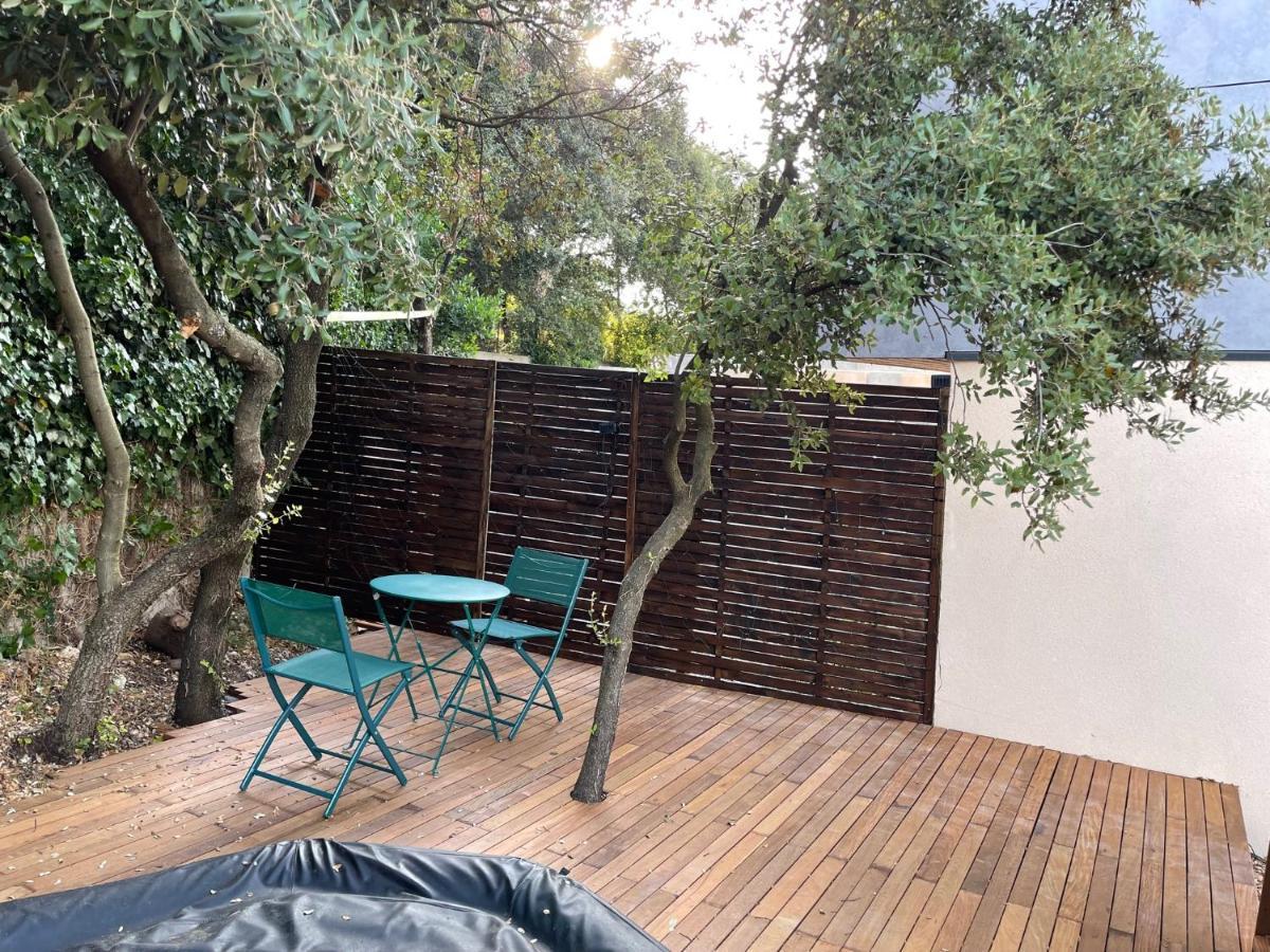 Studio Independant - Terrasse Et Piscine En Ete Restinclieres Экстерьер фото